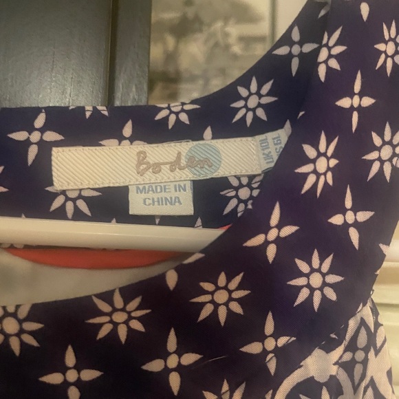 Boden Misi  Sleeveless Sunpattern  6 Dress Size - Picture 6 of 6